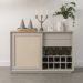 Buffet Corumbá com Tela 1 PT 1 GV Off White