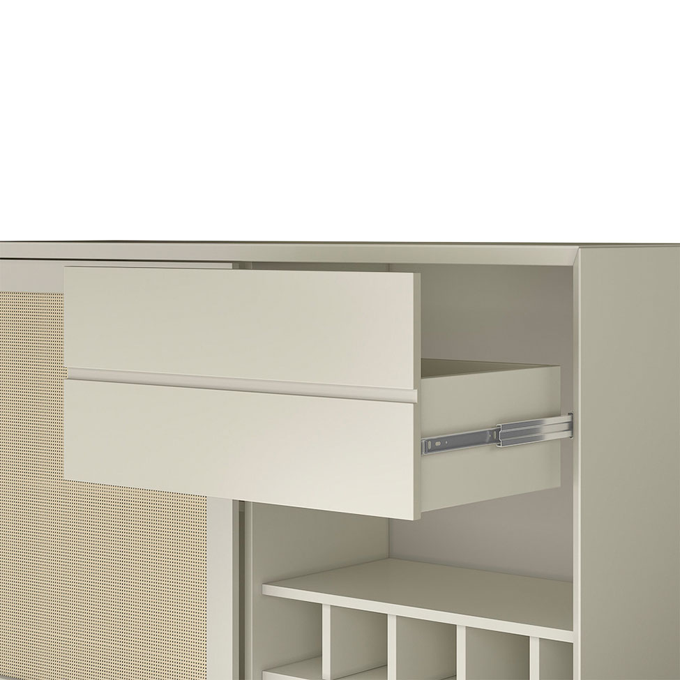 Buffet Corumbá com Tela 1 PT 1 GV Off White