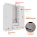  Guarda-Roupa Casal Luiza 3 Portas 2 Gavetas Branco