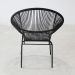Cadeira Ensenada Rattan Preta