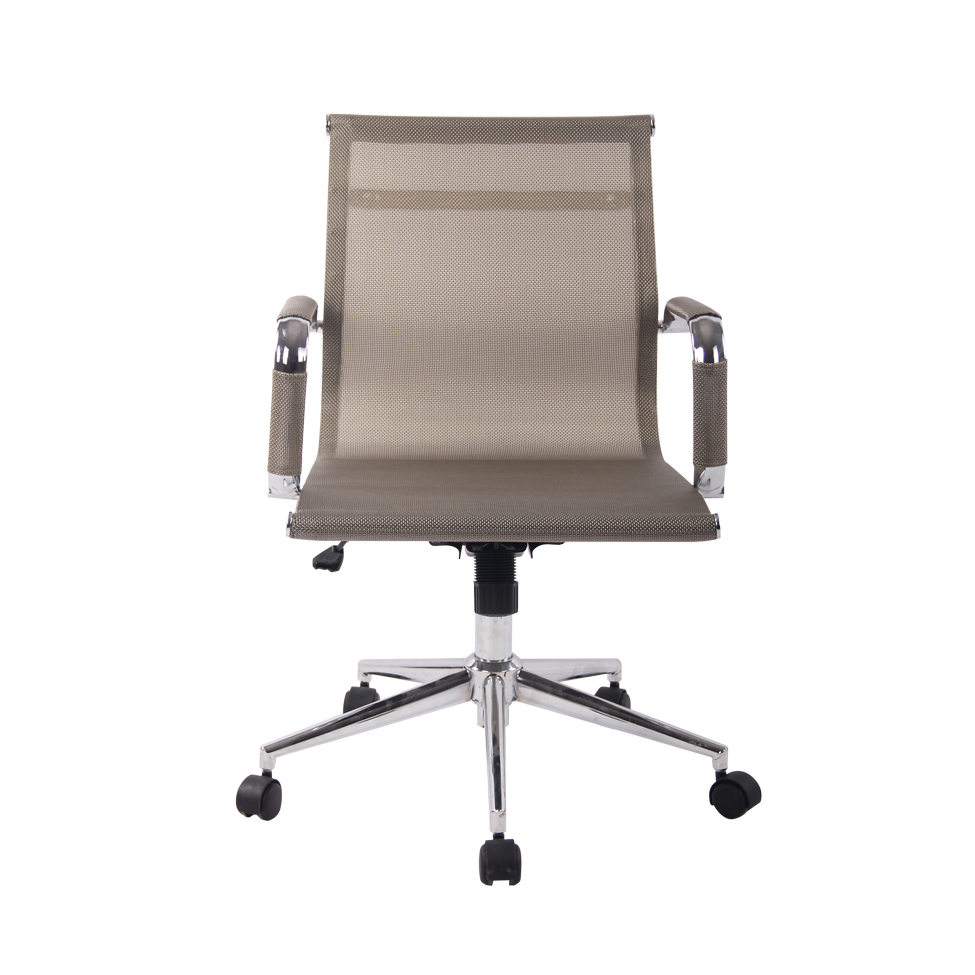 Cadeira de Escritório Diretor Giratória Eames Star Dourada