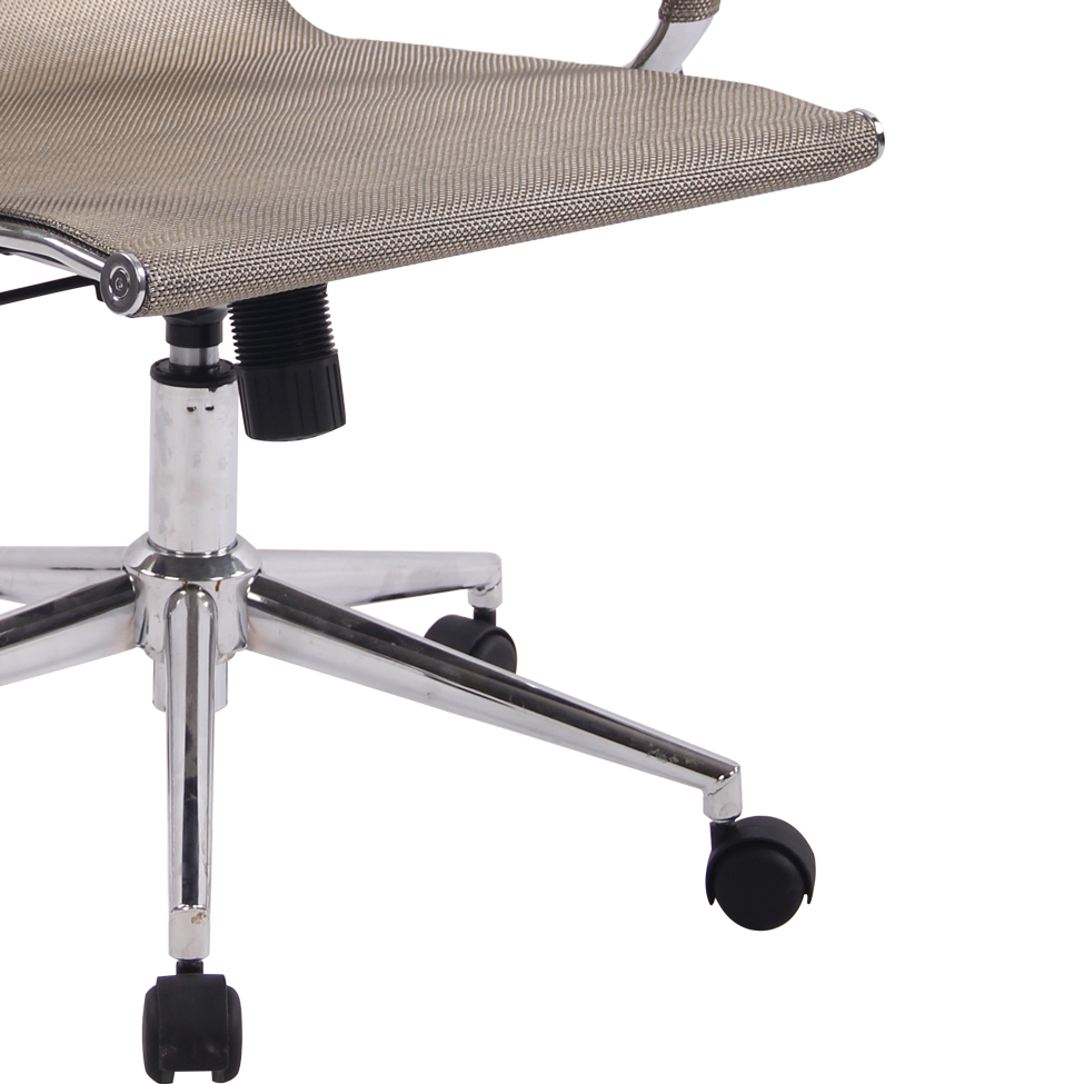 Cadeira de Escritório Diretor Giratória Eames Star Dourada