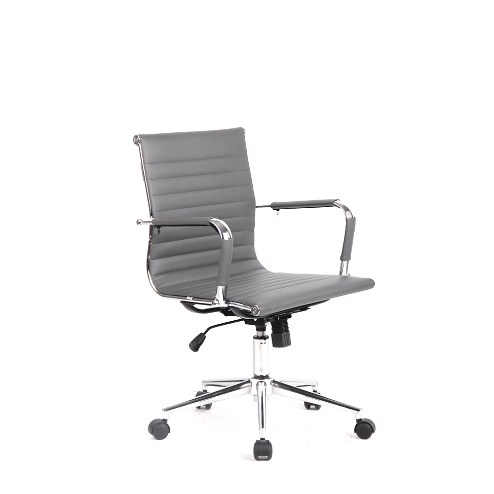 Cadeira de Escritório Diretor Giratória New Best Cinza