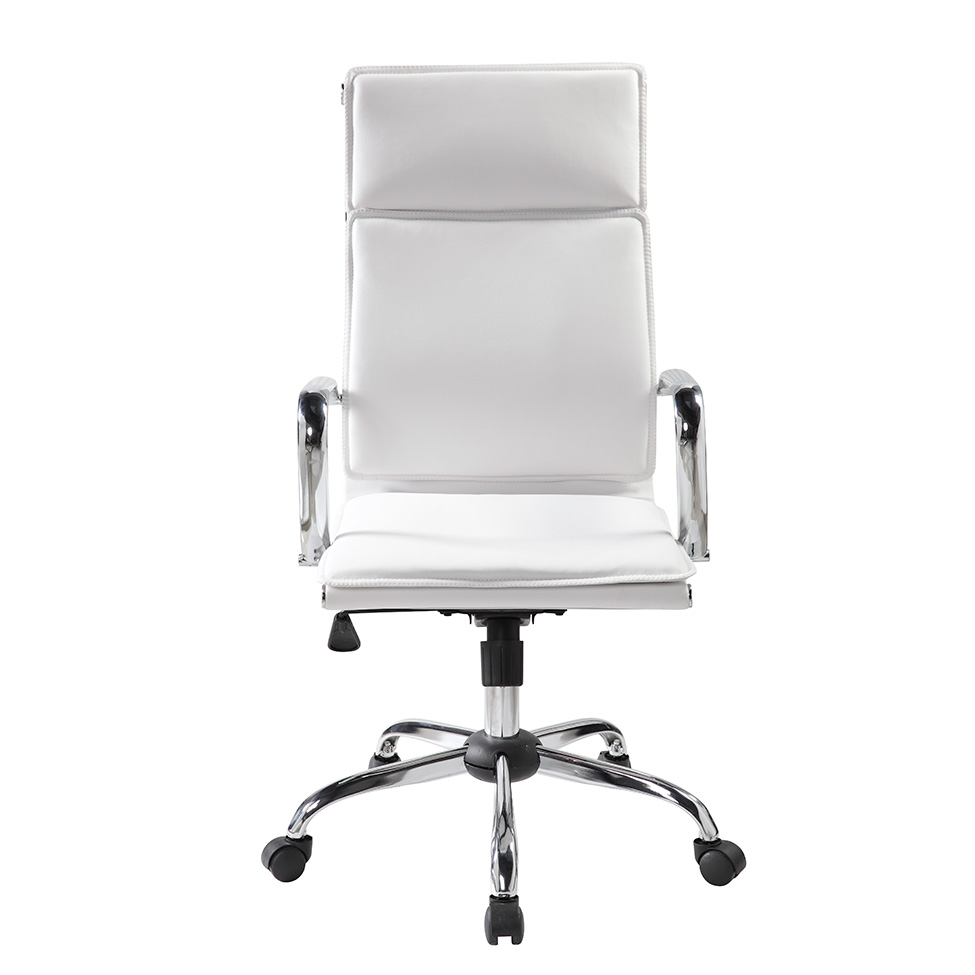 Cadeira de Escritório Presidente Giratória Eames Comfort Branca