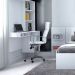 Cadeira de Escritório Presidente Giratória Eames Comfort Branca