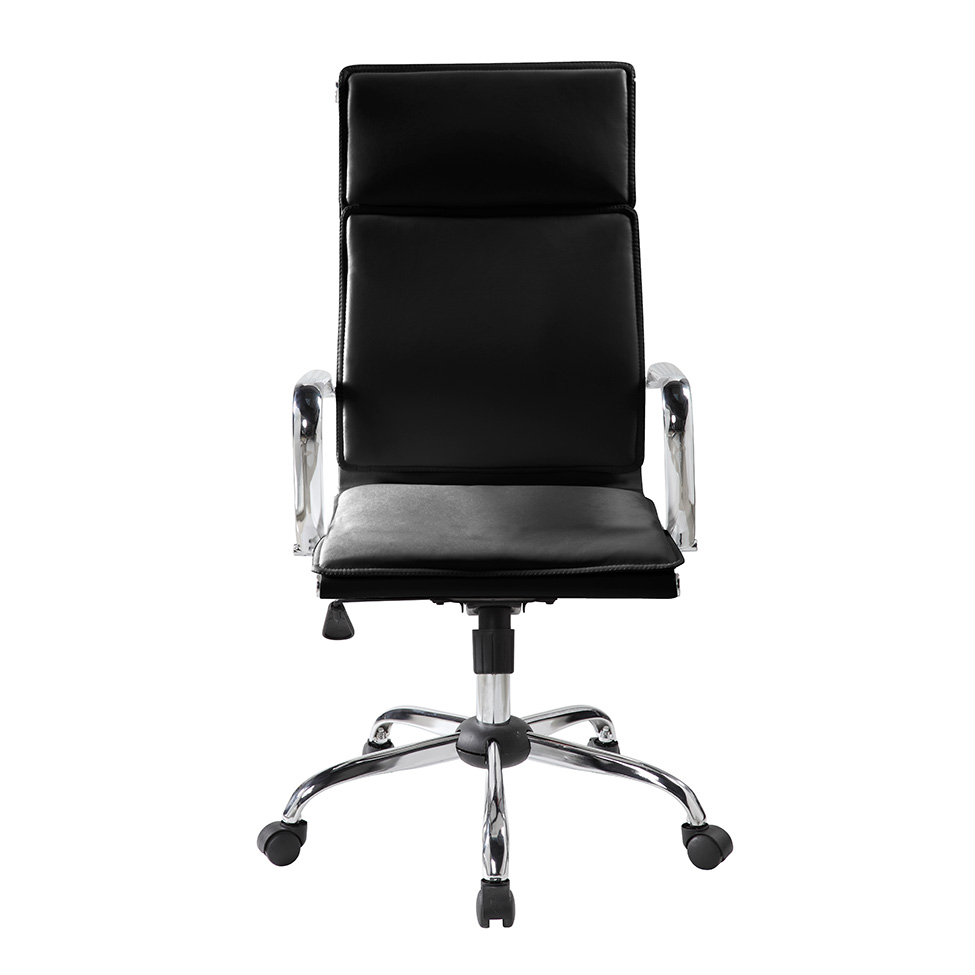 Cadeira de Escritório Presidente Giratória Eames Comfort Preta