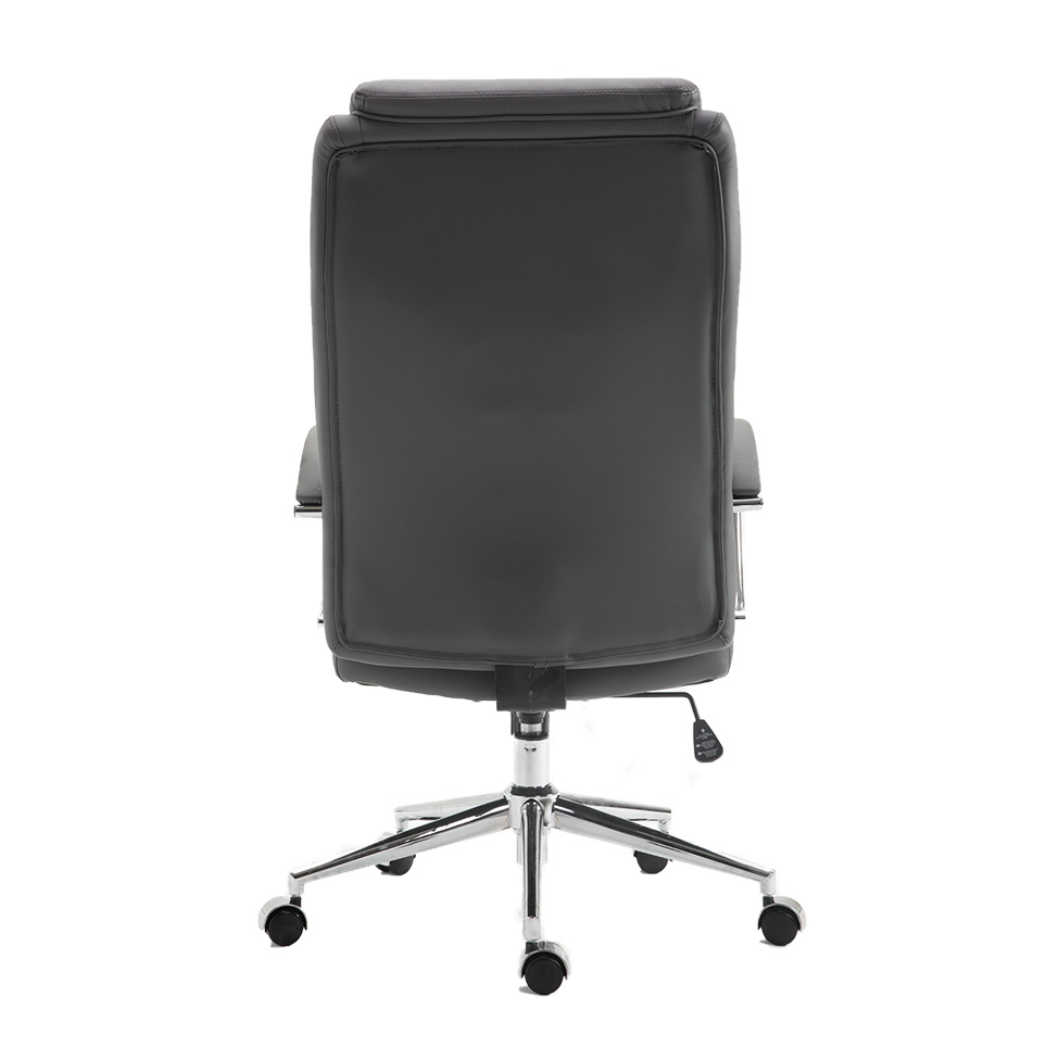 Cadeira de Escritório Presidente Giratória com Relax Evergreen Cinza