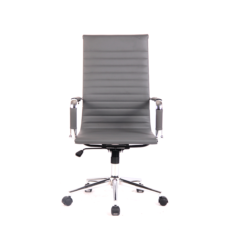 Cadeira de Escritório Presidente Giratória com Relax New Best Cinza