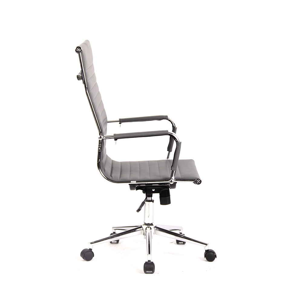 Cadeira de Escritório Presidente Giratória com Relax New Best Cinza