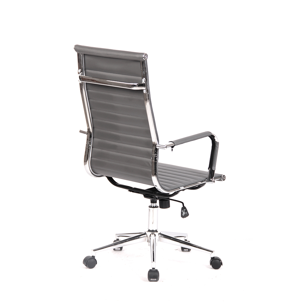 Cadeira de Escritório Presidente Giratória com Relax New Best Cinza