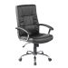 Cadeira de Escritório Presidente Giratória com Relax Office Plus Preta