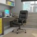 Cadeira de Escritório Presidente Giratória com Relax Office Plus Preta