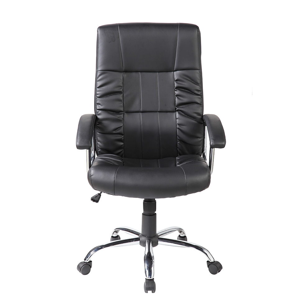 Cadeira de Escritório Presidente Giratória com Relax Office Plus Preta