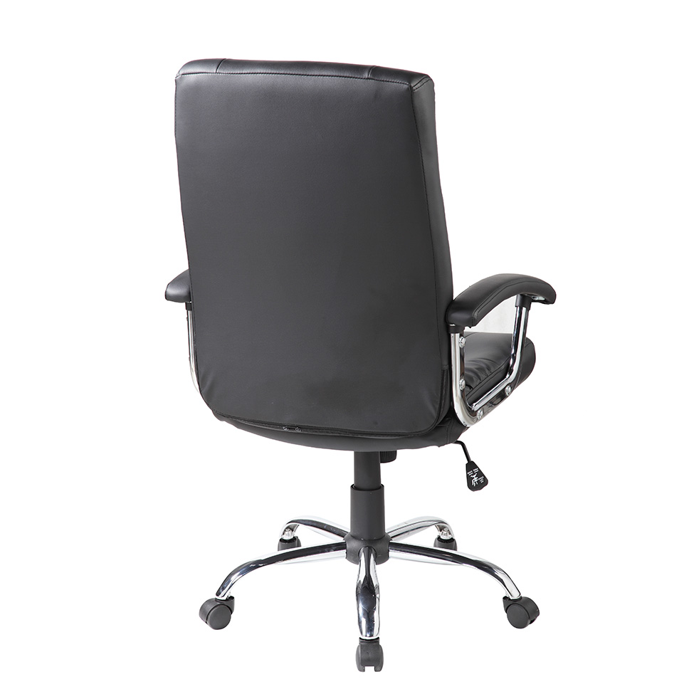 Cadeira de Escritório Presidente Giratória com Relax Office Plus Preta