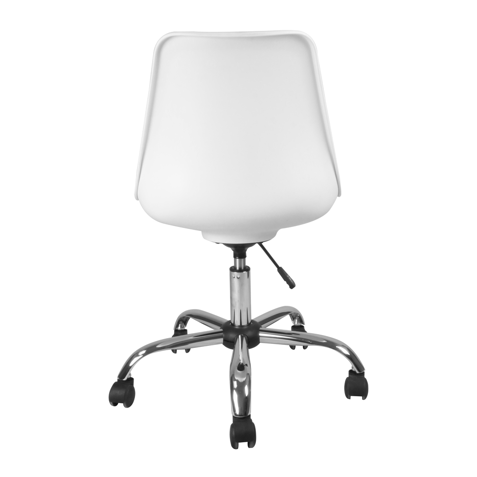 Cadeira de Escritório Secretária Giratória Eames Branca