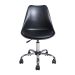 Cadeira de Escritório Secretária Giratória Eames Preta