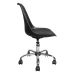 Cadeira de Escritório Secretária Giratória Eames Preta