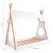 Cama Infantil Montessoriano Branca e Natural