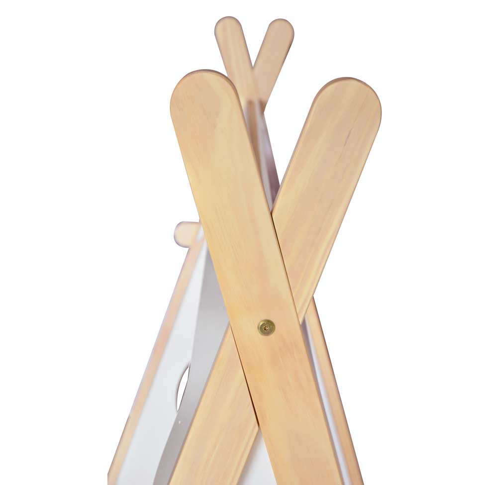 Cama Infantil Montessoriano Branca e Natural