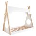Cama Infantil Montessoriano Branca e Natural