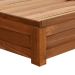 Cama Solteiro Monte Madeira Maciça Amêndoa Rustico