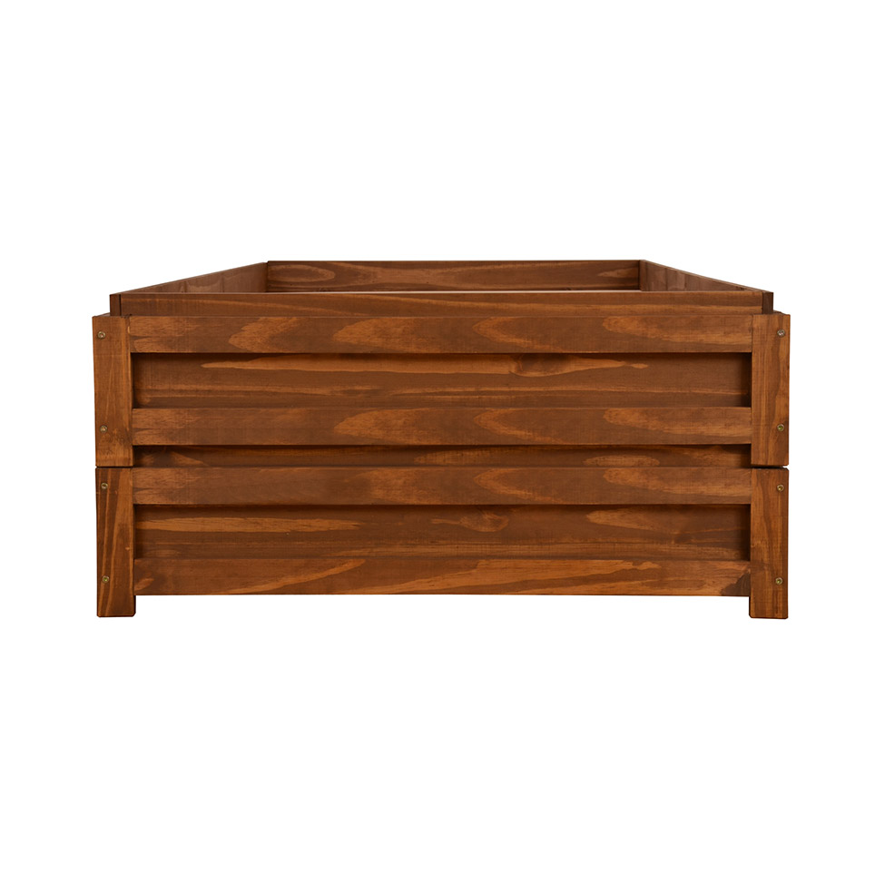 Cama Solteiro Monte Madeira Maciça Amêndoa Rustico