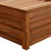 Cama Solteiro Monte Madeira Maciça Amêndoa Rustico