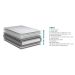 Colchão Casal Keva Molas Ensacadas Wide (24x138x188) Branco