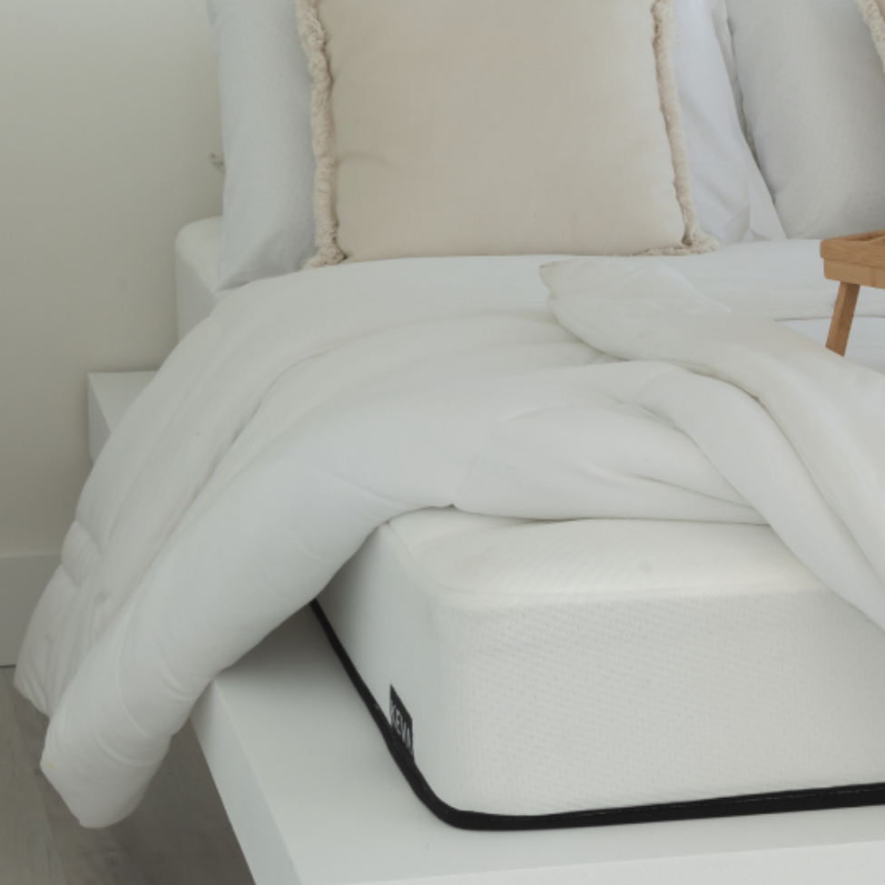 Colchão Solteirão Keva Molas Ensacadas Wide (24x96x203) Branco