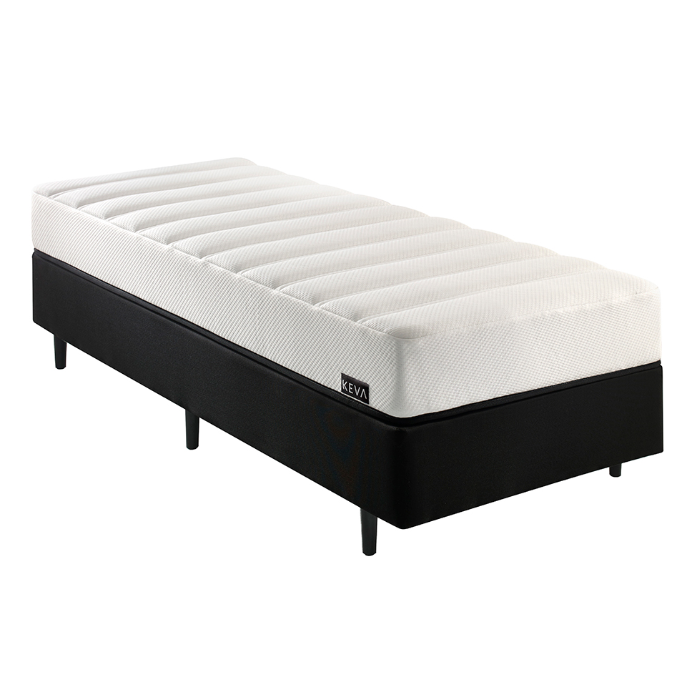 Colchão Solteirão Keva Molas Ensacadas Wide (24x96x203) Branco