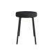 Conjunto com 2 Bancos Bock Linho Grafite e Preto