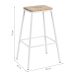 Conjunto com 2 Banquetas Fixas Chamonix Branco