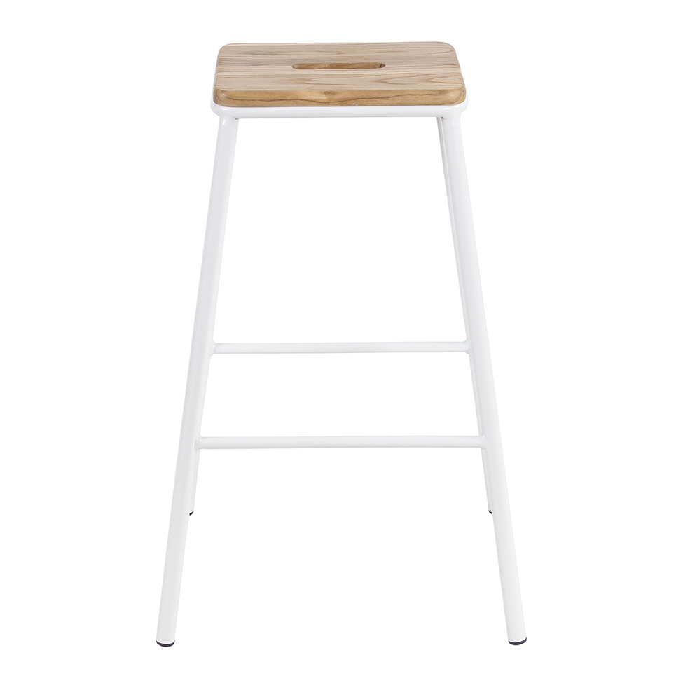 Conjunto com 2 Banquetas Fixas Chamonix Branco