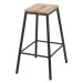Conjunto com 2 Banquetas Fixas Chamonix Preto