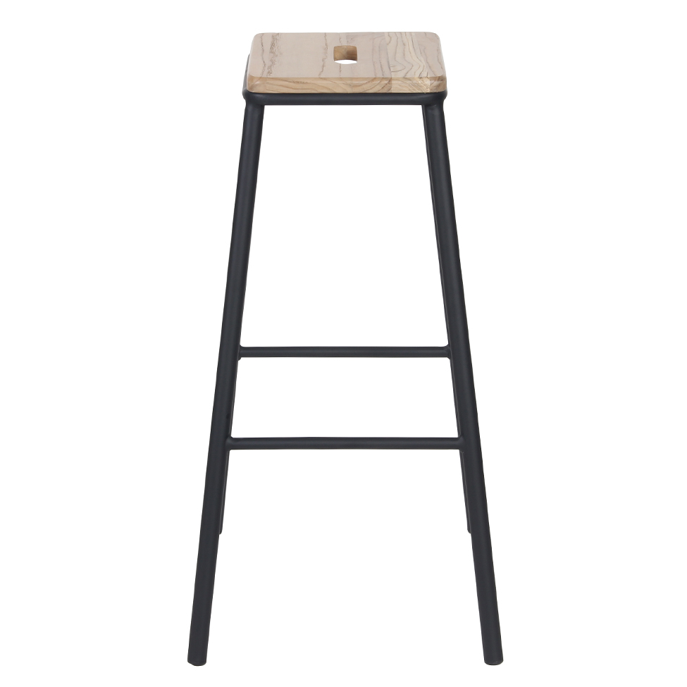 Conjunto com 2 Banquetas Fixas Chamonix Preto