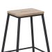 Conjunto com 2 Banquetas Fixas Chamonix Preto