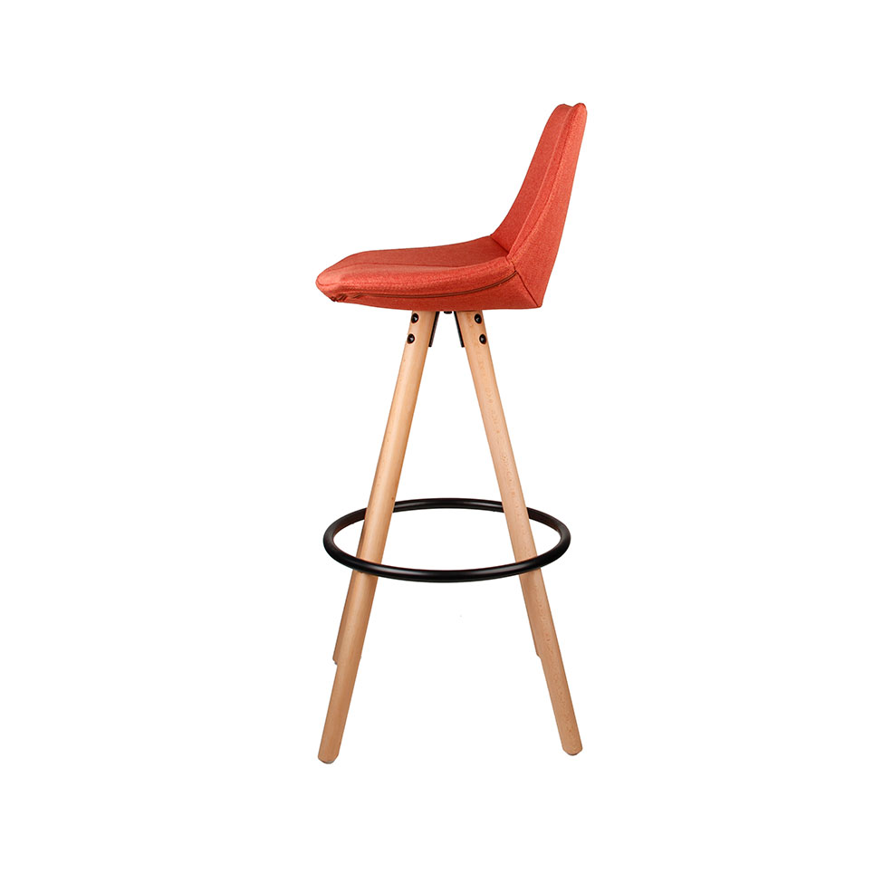 Conjunto com 2 Banquetas Fixas Sheila Coral