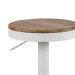 Conjunto com 2 Banquetas Giratórias Bayonne Branco