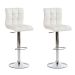 Conjunto com 2 Banquetas Giratórias Fitz Branco
