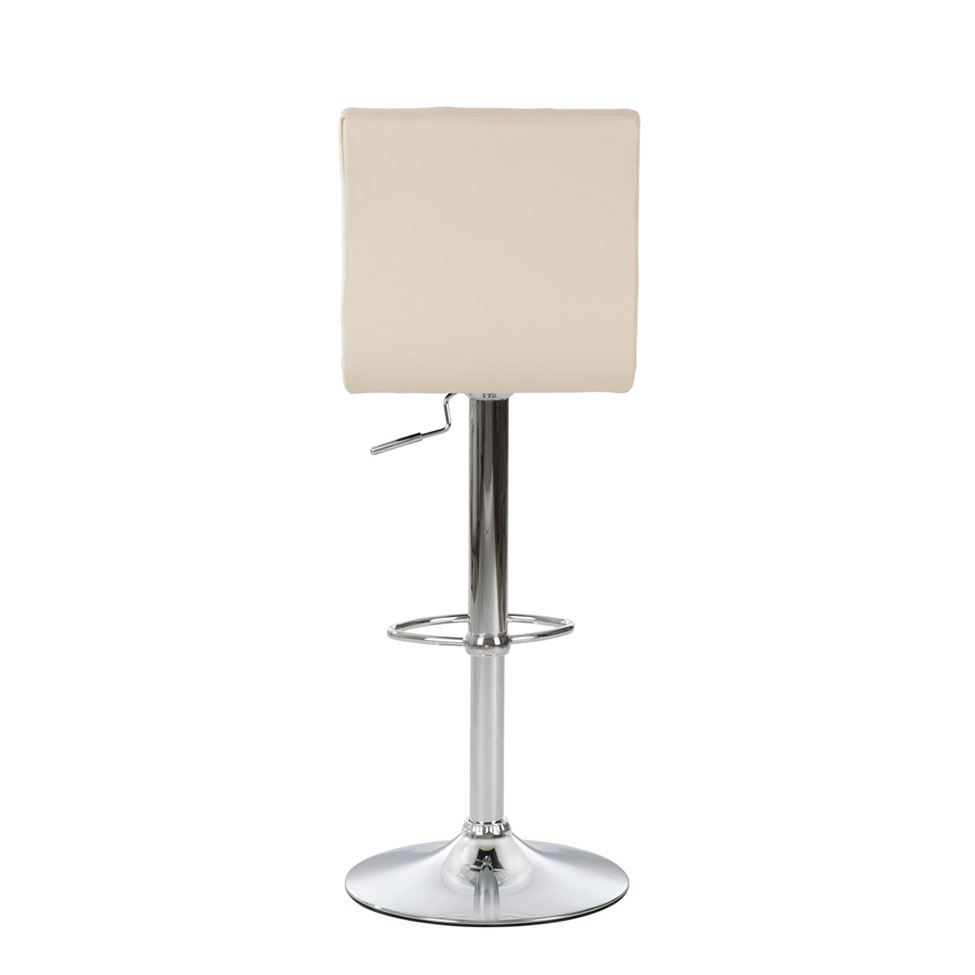 Conjunto com 2 Banquetas Giratórias Fitz Creme