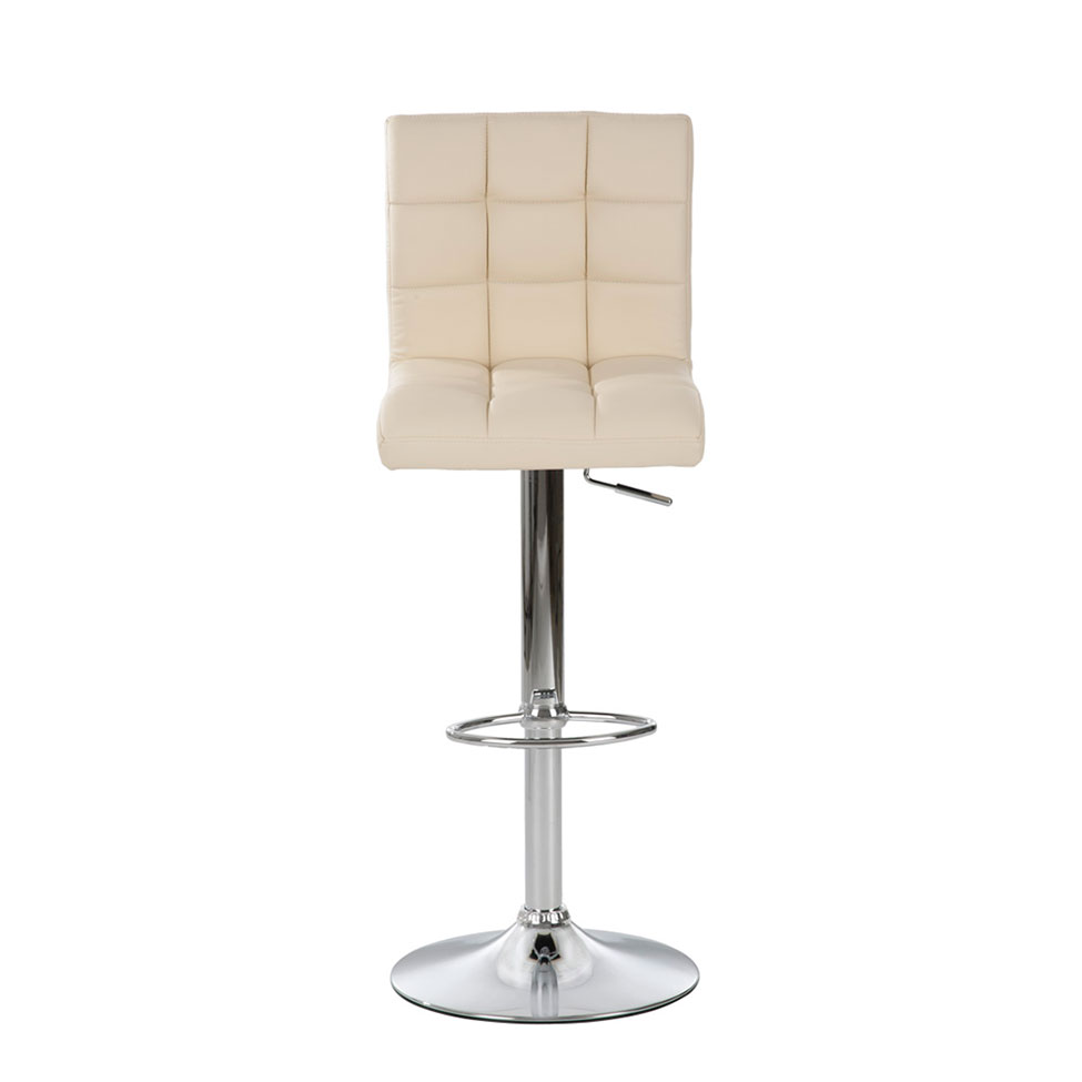 Conjunto com 2 Banquetas Giratórias Fitz Creme