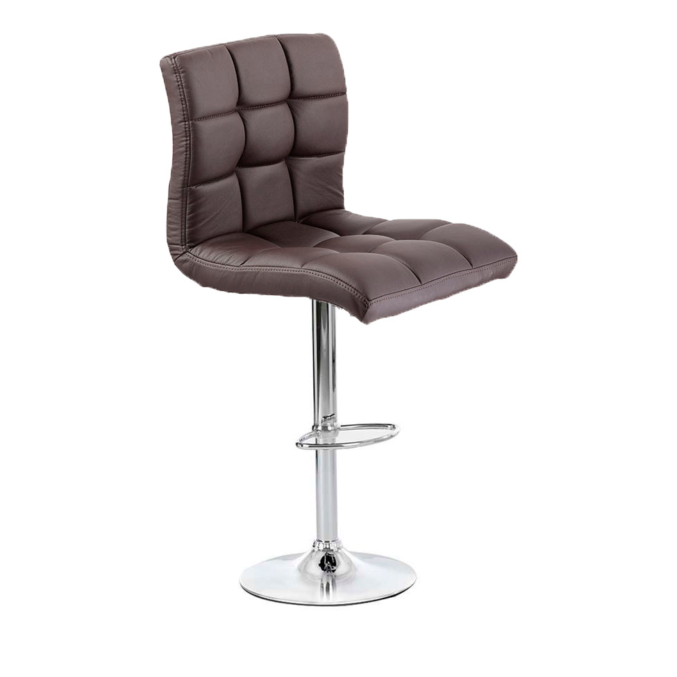 Conjunto com 2 Banquetas Giratórias Fitz Marrom Escuro