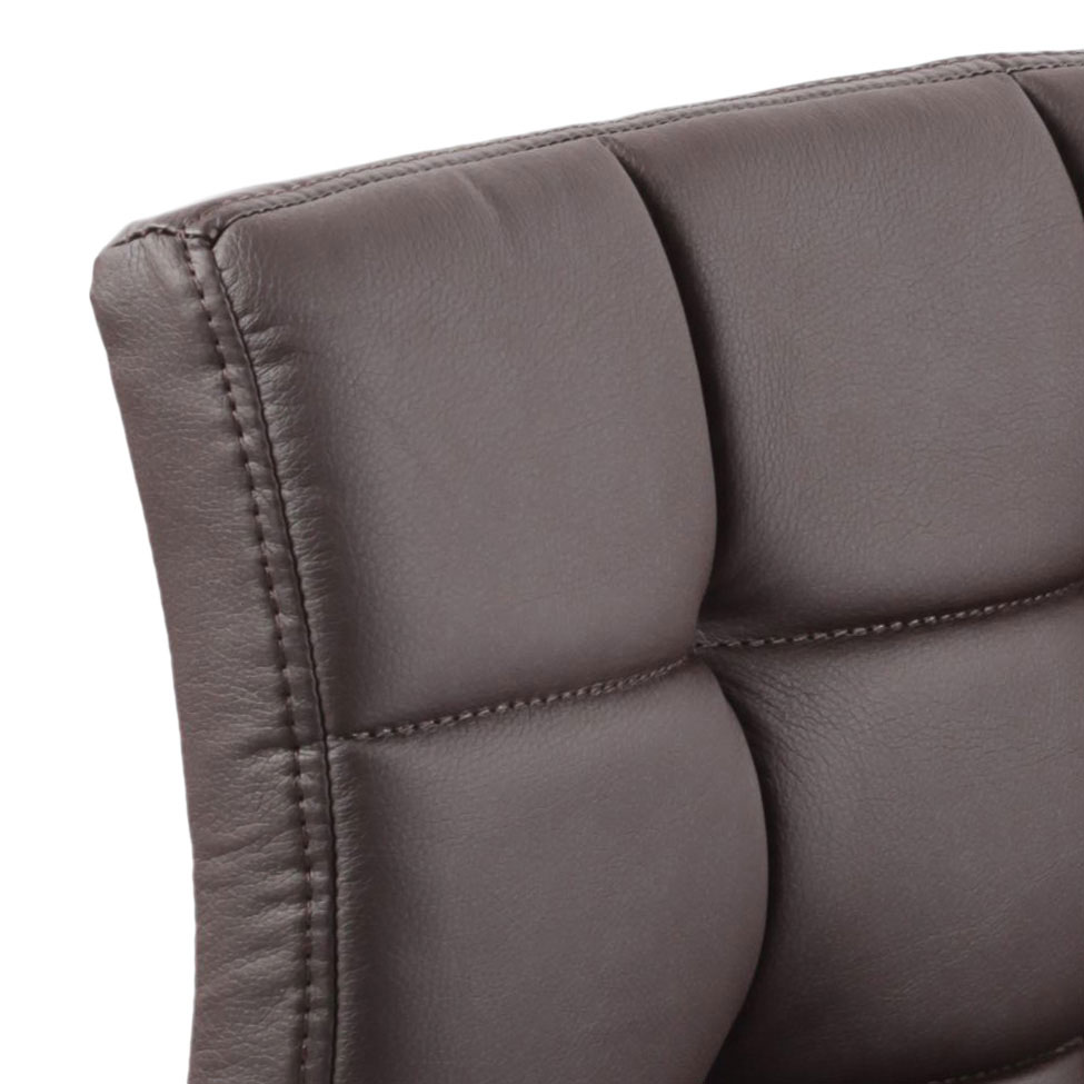Conjunto com 2 Banquetas Giratórias Fitz Marrom Escuro