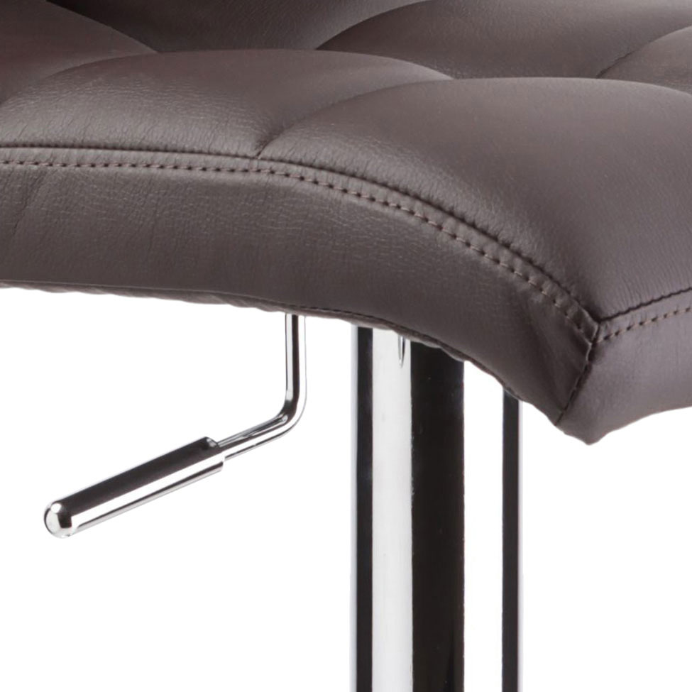 Conjunto com 2 Banquetas Giratórias Fitz Marrom Escuro