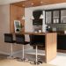 Conjunto com 2 Banquetas Giratórias Fitz Preto