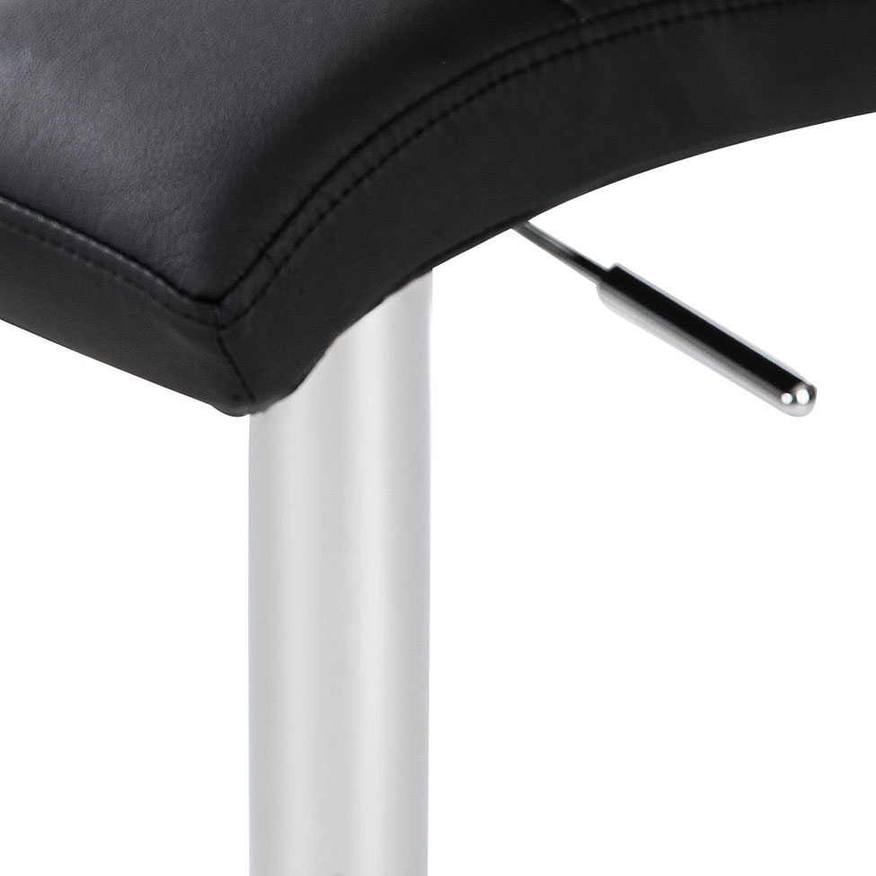 Conjunto com 2 Banquetas Giratórias Fitz Preto