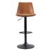 Conjunto com 2 Banquetas Giratórias Harbor Marrom