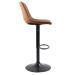 Conjunto com 2 Banquetas Giratórias Harbor Marrom