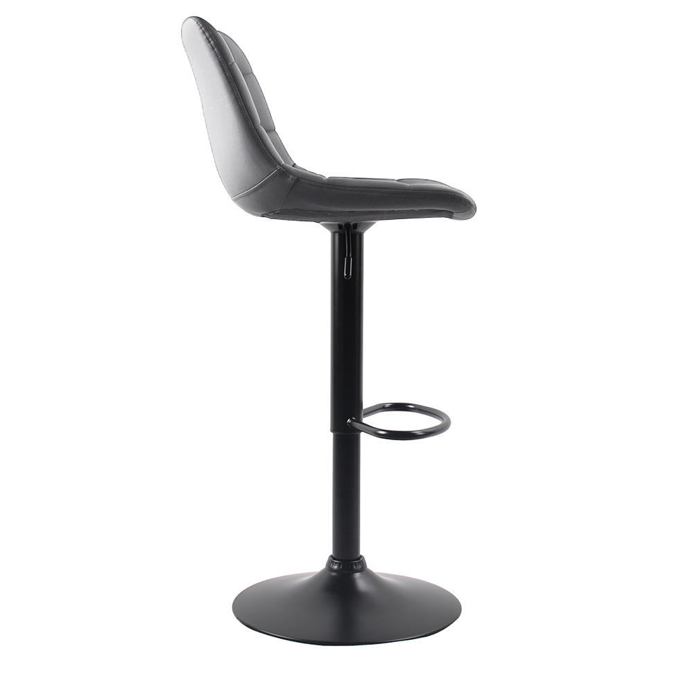 Conjunto com 2 Banquetas Giratórias Kinney Cinza