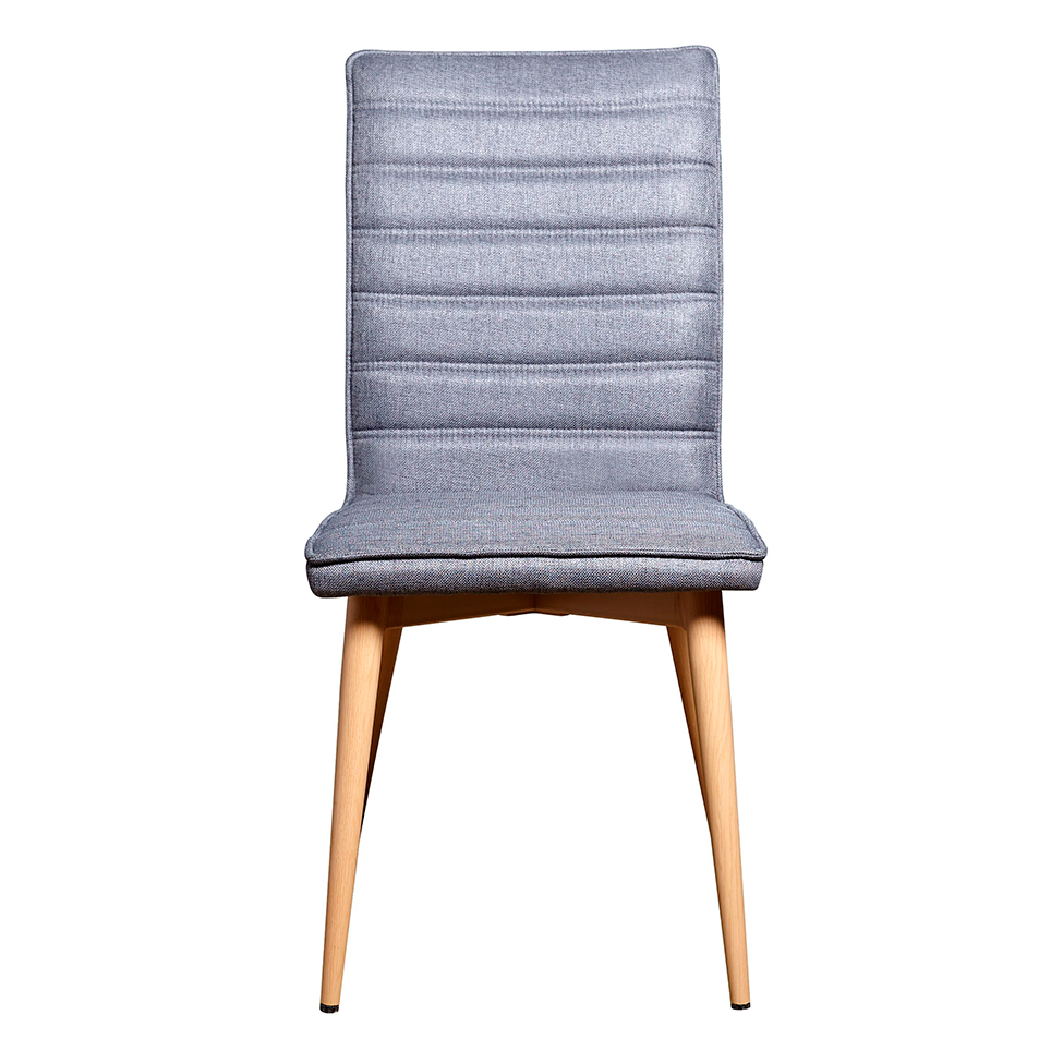 Conjunto com 2 Cadeiras Chambly Cinza Escuro